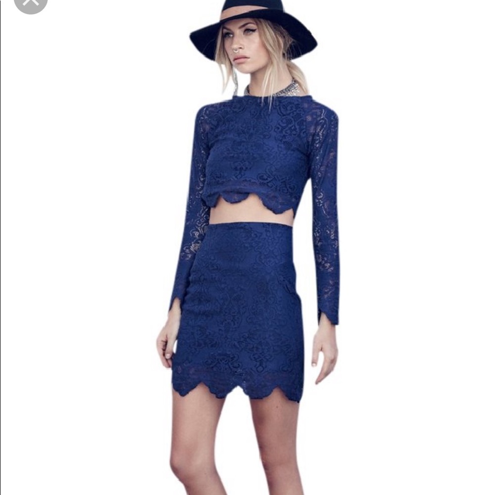 Blue lace for love and lemons set